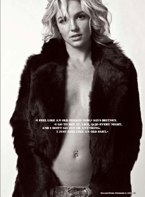 Britney Spears Rolling Stone Cover And Interview December 2008